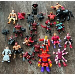 Lot of Early 2000s Imaginext Characters Figures